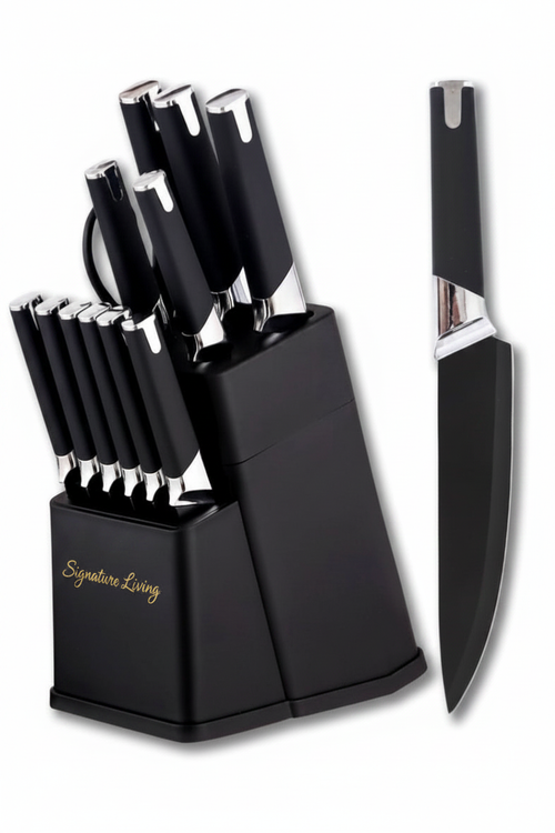 Black Knife Set - Signature Living