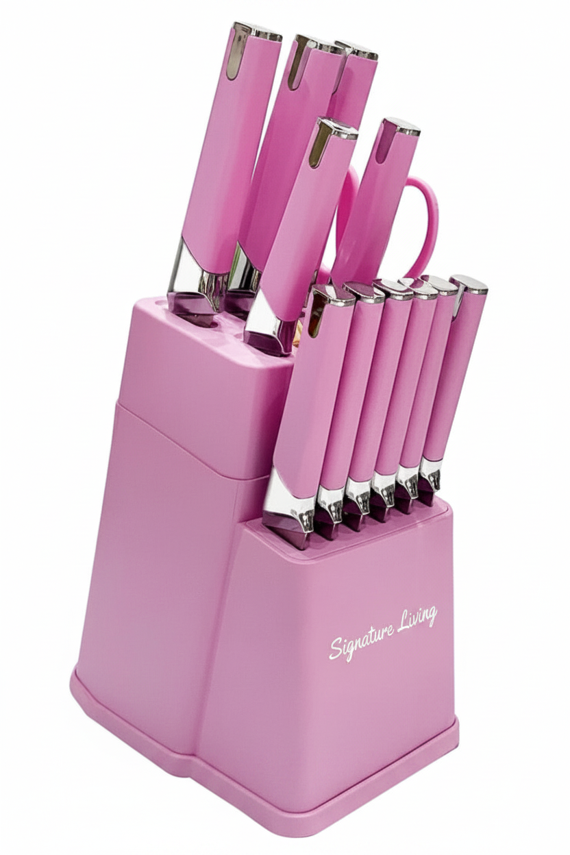 Pink Knife Set - Signature Living