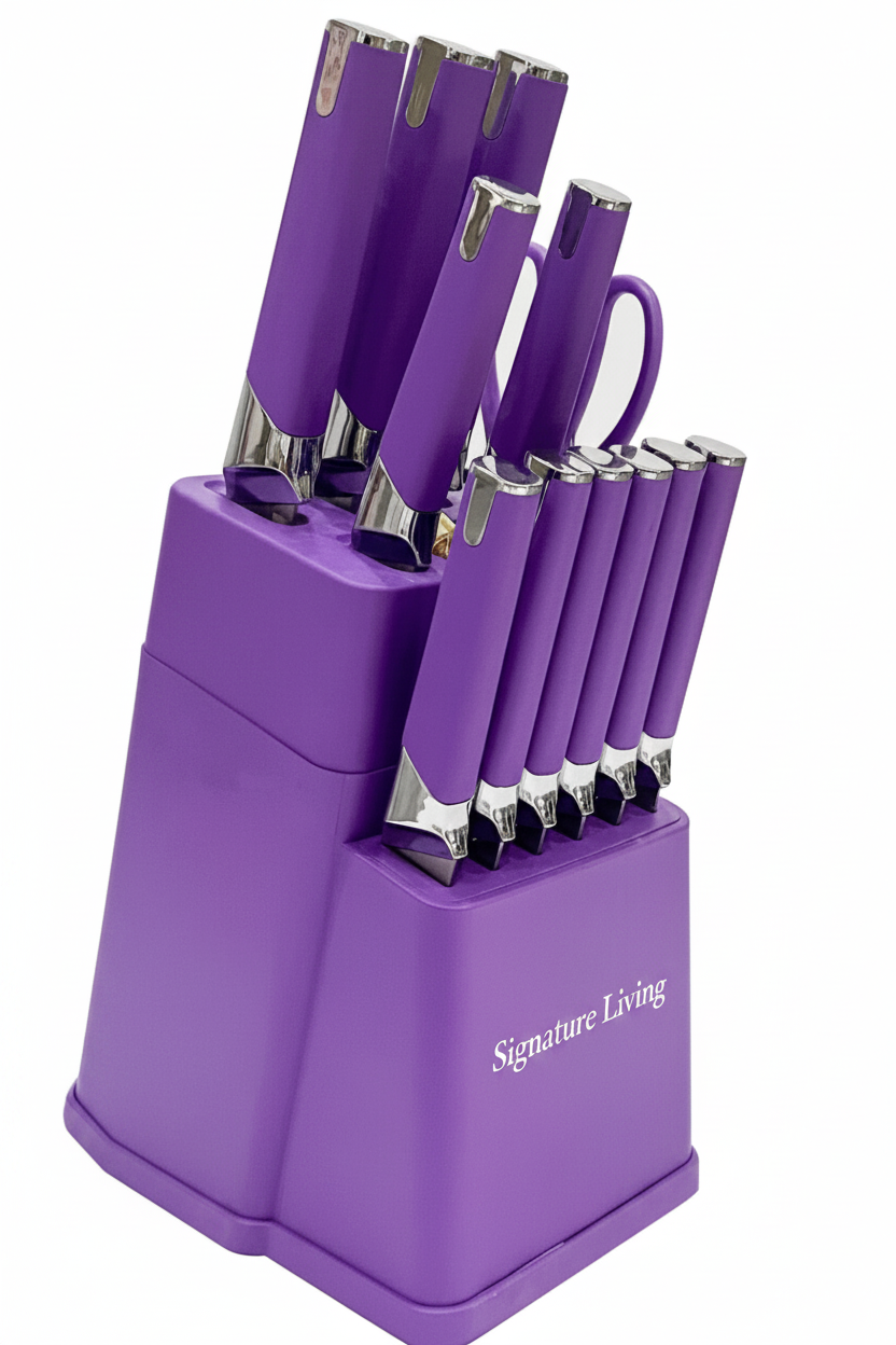 Purple Knife Set - Signature Living